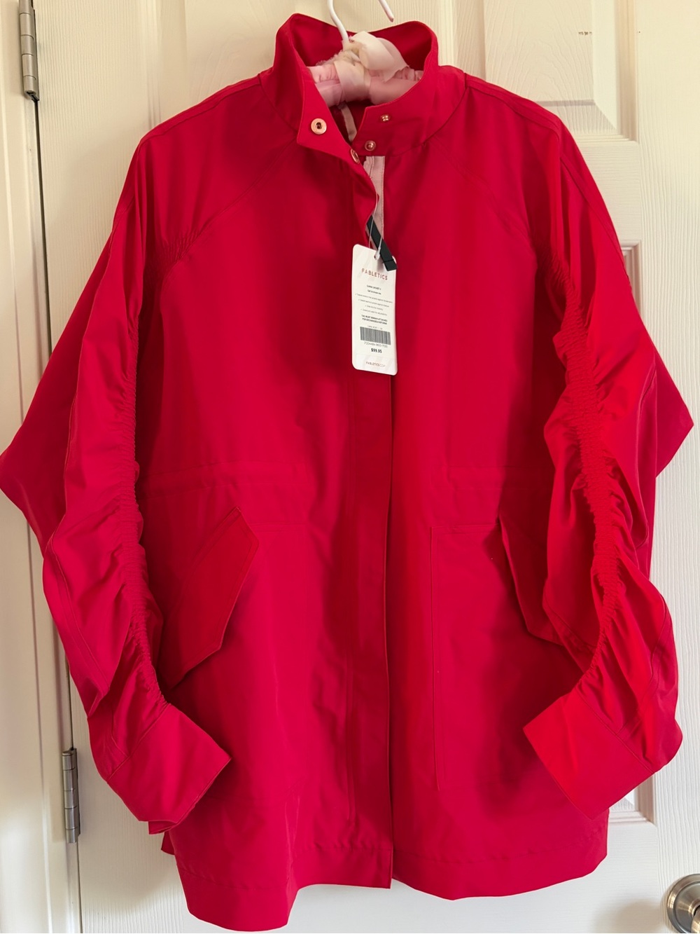 NWT Fabletics Women’s Red Lightweight Giana Jacket lI Size Small